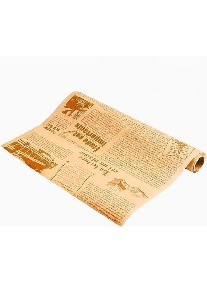 Non-stick baking parchment paper, 10 meters x 300 mm, microwave and oven safe, for fat-free cooking - Image 2