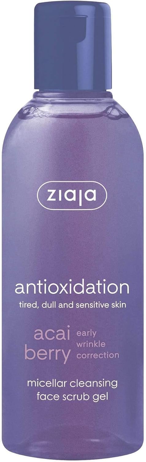 Ziaja Acai Berry Micellar Face Cleansing Scrub Gel 200Ml