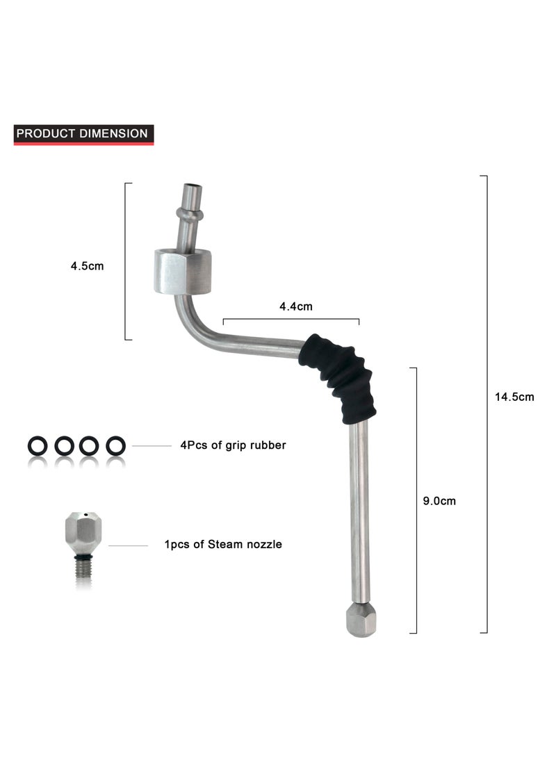 HOMESTAR Coffee Steam Rod Replacement With Two Nozzle Compatible with machines Delonghi Dedica - Image 5