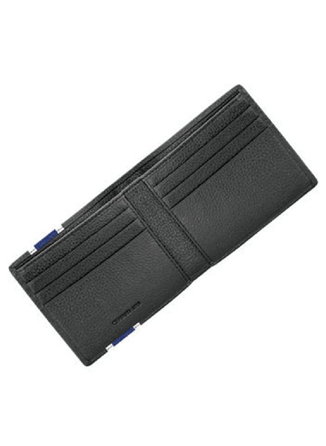 CERRUTI 1881 - Essential Black/Blue Wallet for Men's - Image 1