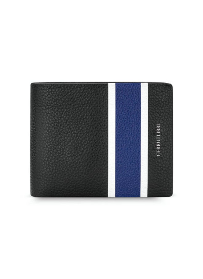 CERRUTI 1881 - Essential Black/Blue Wallet for Men's - Image 1