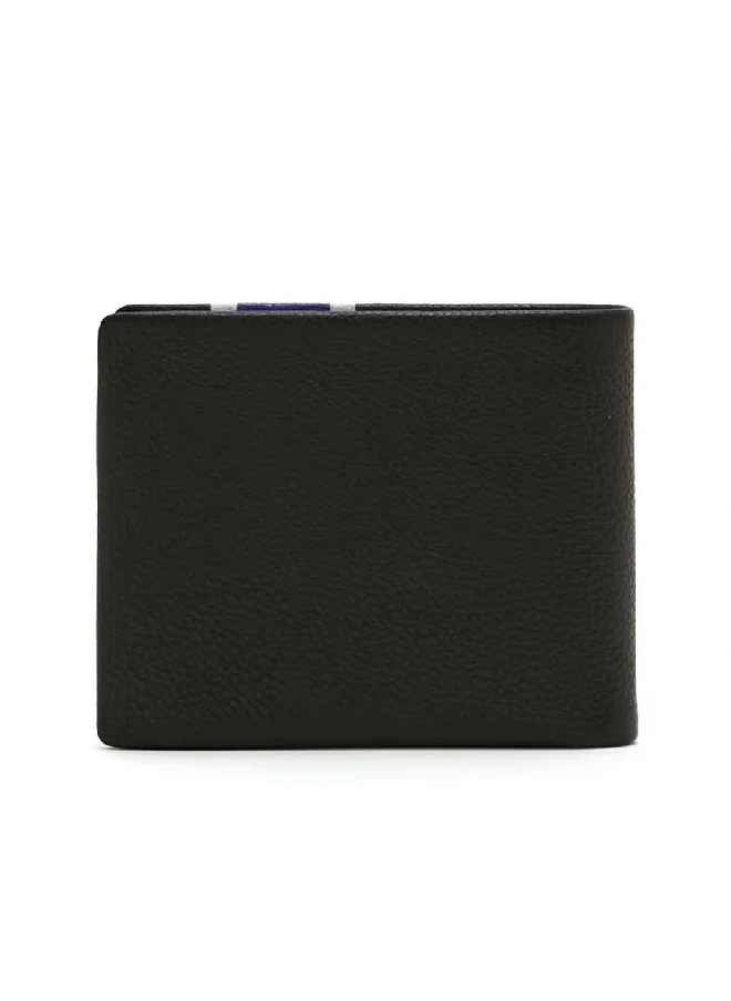 CERRUTI 1881 Essential Black/Blue Wallet for Men's