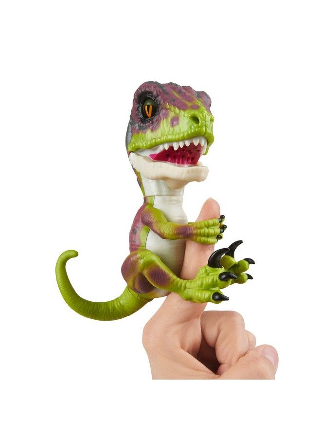 WowWee Untamed Raptor By Fingerlings Stealth (Green) Interactive Collectible Dinosaur By Wowwee - Image 2