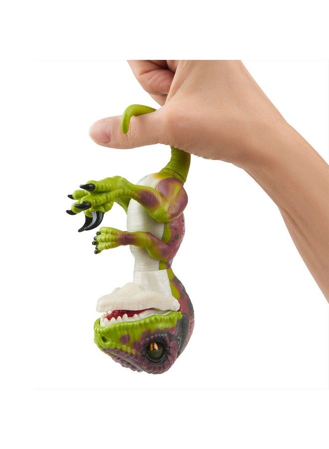 WowWee Untamed Raptor By Fingerlings Stealth (Green) Interactive Collectible Dinosaur By Wowwee - Image 4