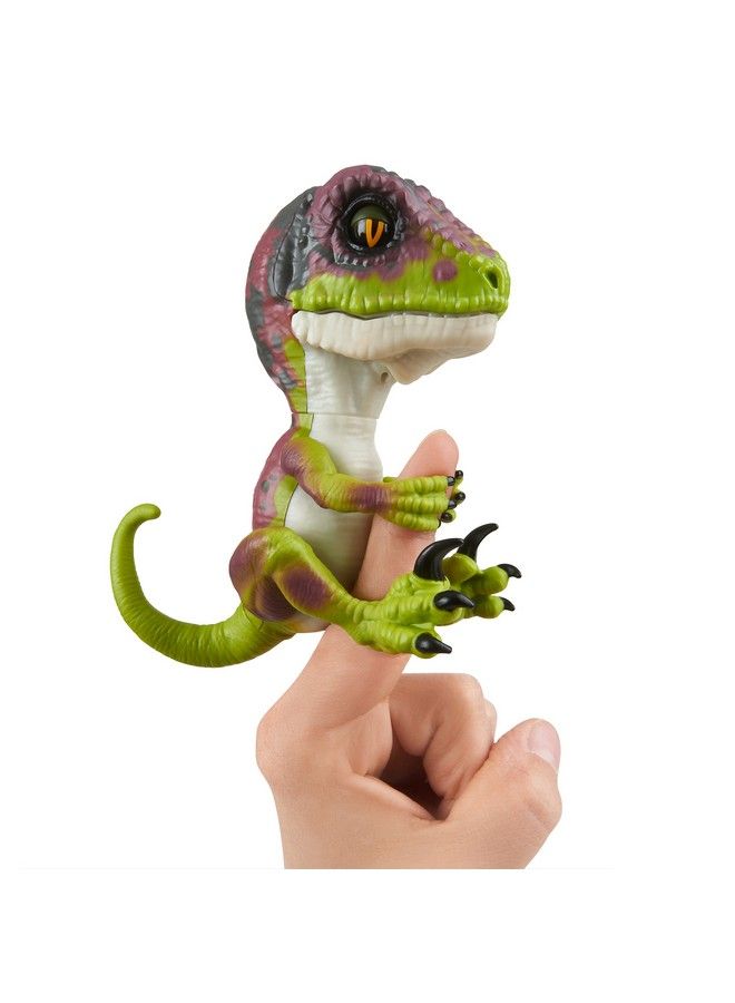 WowWee Untamed Raptor By Fingerlings Stealth (Green) Interactive Collectible Dinosaur By Wowwee - Image 3