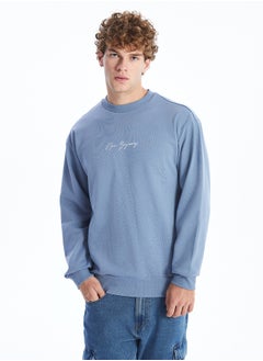 Oversize Crew Neck Long Sleeve Printed Men's Sweatshirt - pzsku/ZC6D10B5E743C3804DD28Z/45/_/1735652091/a038761d-8b13-4875-ba44-01c44c6a0fc5