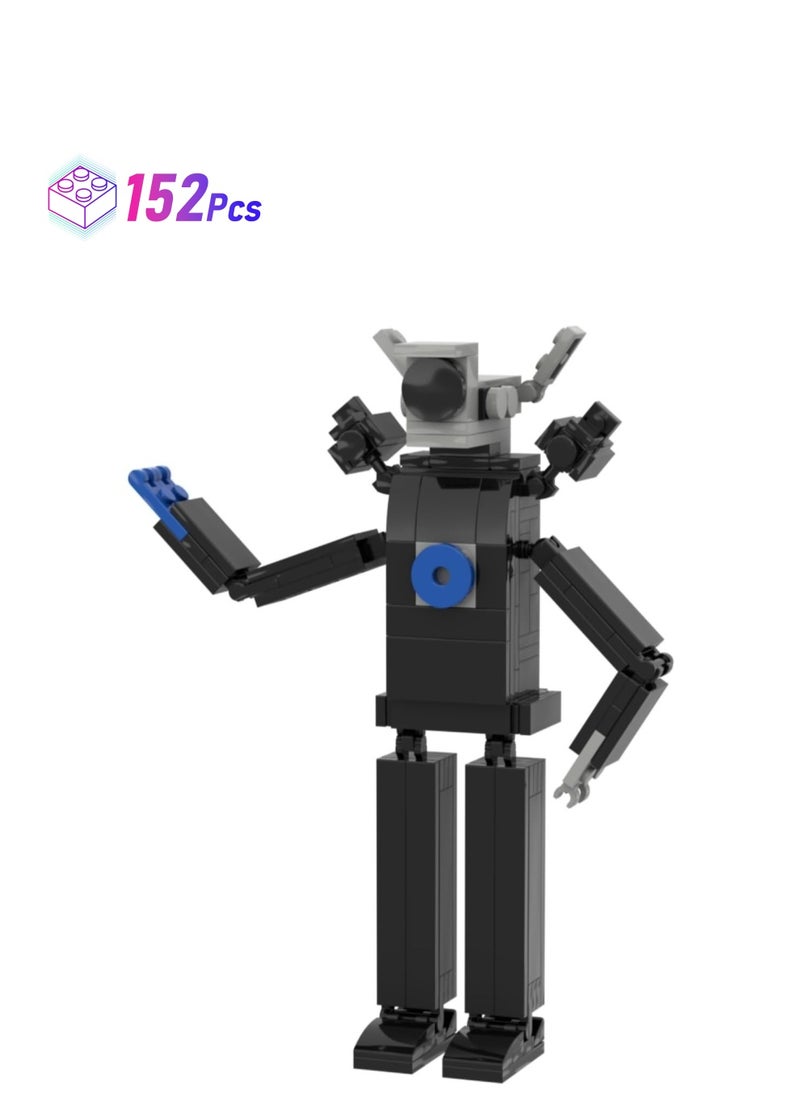 General Skibidi Toilet Man Toy Building Blocks Set 152pcs Speaker Man Titan Camera Man Toy Ideas Toys Battle Horror Game Model Ideas Toys Gifts for Adult & Kids  - Image 1
