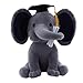 GracesDawn 10 Inch Stuffed Animal Elephant Graduation Elephant with Diploma Tassel Hat Large Stuffed Animal Elephant Plush Toy Graduation Preschool Kindergarten Gift Gifts Grey - Image 2