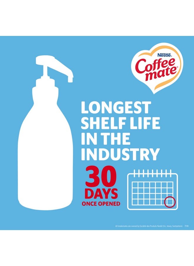 Coffee Mate Nestle Coffee mate Coffee Creamer, French Vanilla, Concentrated Liquid Pump Bottle, Non Dairy, No Refrigeration, 50.7 fl oz (Pack of 2)  - Image 5