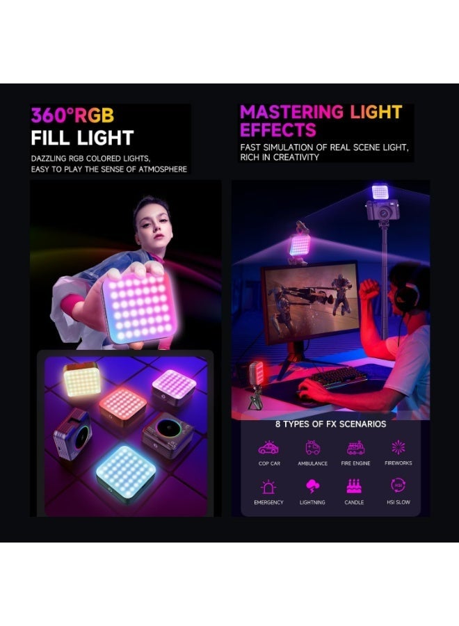 مصباح تعبئة جيب قابل للتطبيق متعدد المنافذ بألوان كاملة - Image 2