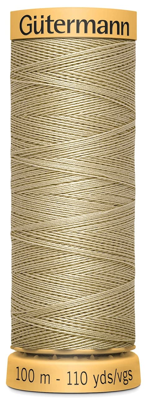 Gutermann 103C-3260 Natural Cotton Thread 110 Yards-Tan - Image 3