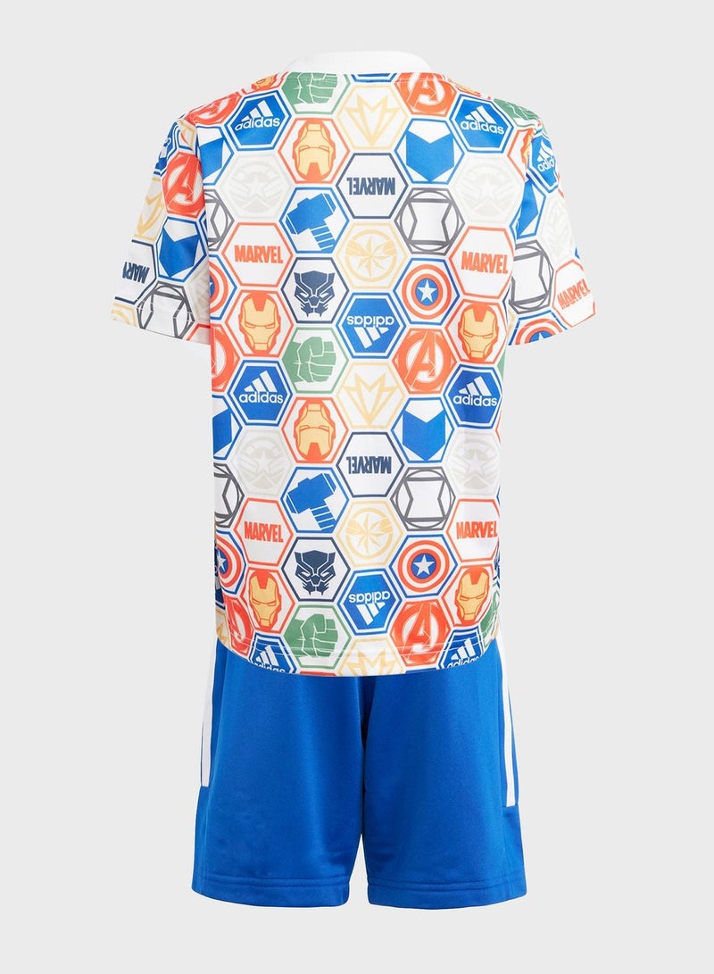Adidas Youth Marvel Avengers T-Shirt Sets - Image 2