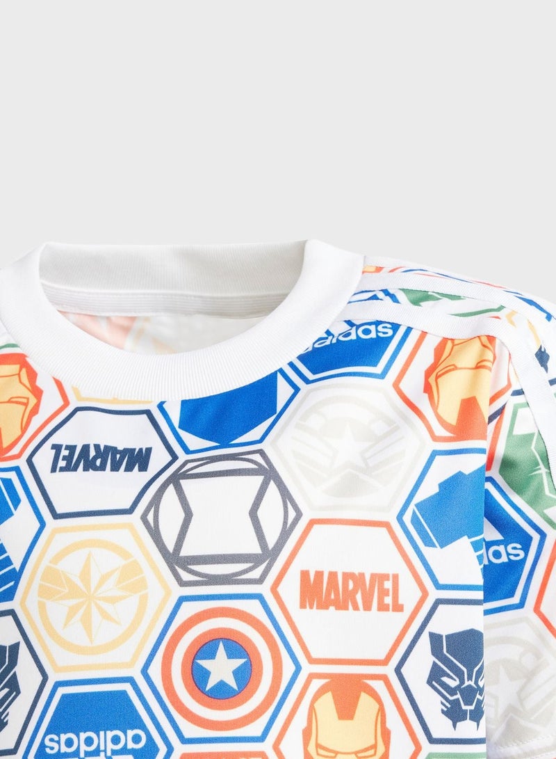 Adidas Youth Marvel Avengers T-Shirt Sets - Image 4