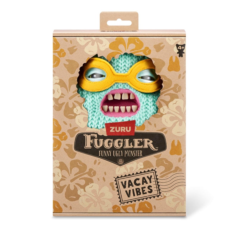 Fuggler Vacay Vibes by ZURU, Funny Ugly Monster, Plush, Collectible, Toy (Mr Needles - Mint) - Image 2