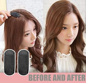ASTRQLE 6 Pcs Thin Style Bump It Up Volume Hair Base Set Volume Hair Base Inserts Bump It Up Hair Pads Hair Bun Maker Hair Styling Clip AccessoriesBlack - Image 4