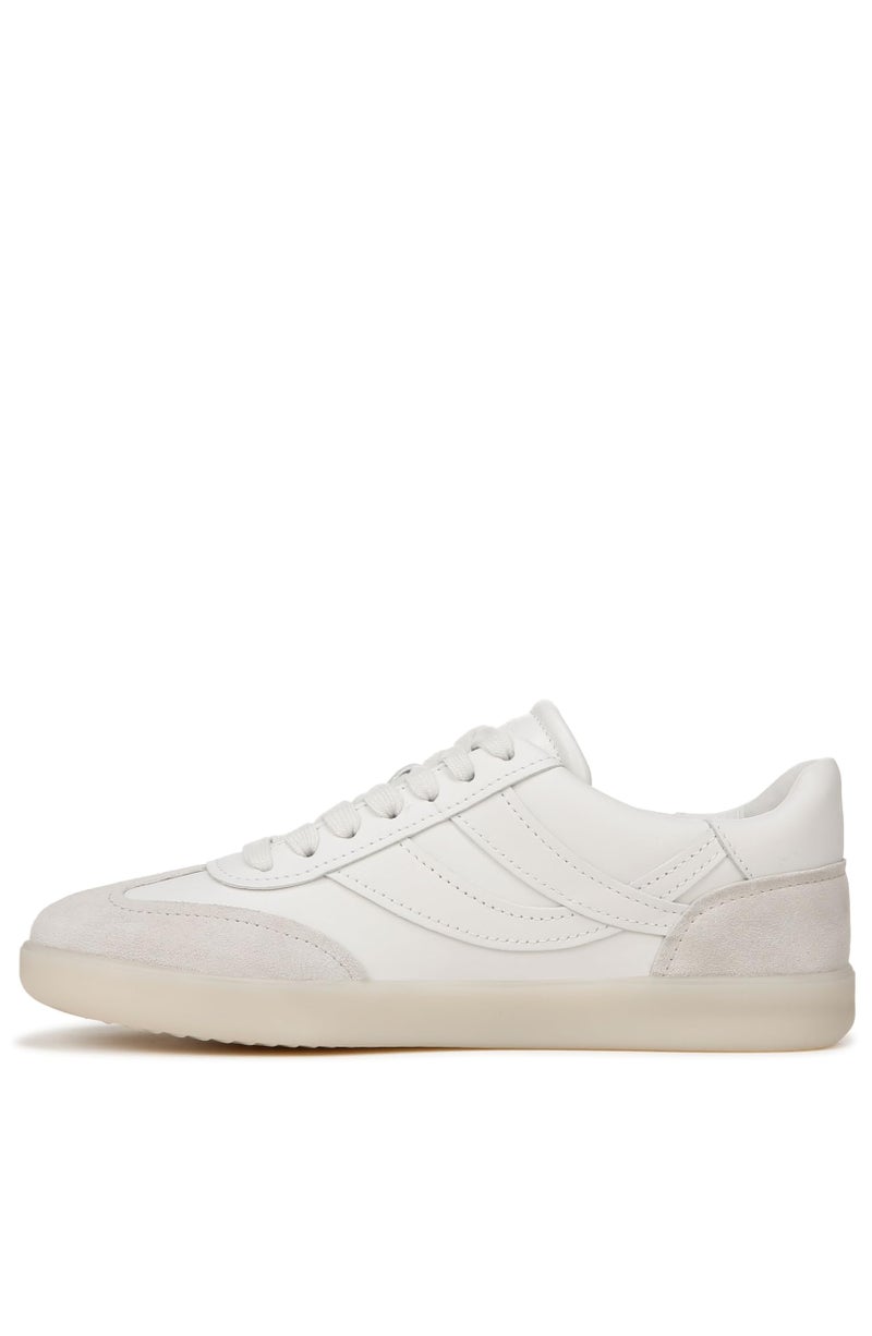 Vince Womens Oasis-W Lace Up Fashion Sneaker Chalk White Leather 5 M - Image 1