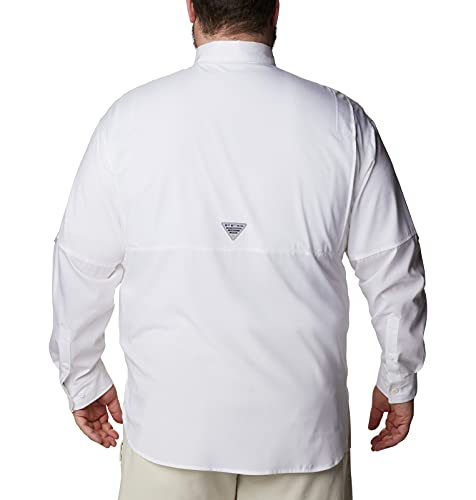 Columbia Mens PFG Tamiami Long Sleeve Fishing Shirt White XLarge - Image 3