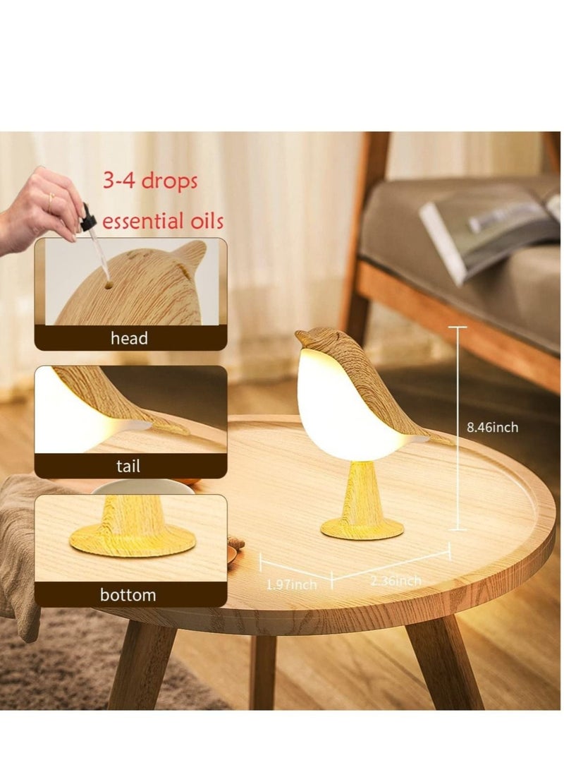 Captaintech Small Cordless LED Table Lamp Touch Sensor, Bedside Lamp Night Light with Touch Dimmer, 3 Level Brightness Nightstand Lamps, Rechargered Desk Lamp for Bedroom, Home, Office, College Dorm Room - Image 5