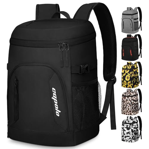 Capolo Cooler Backpack 30 Cans, Insulated Thermal Bag Drink Beverage Beer Soft Cooler Lunch Camping Travel Picnic Hiking for Men Women White - Image 1