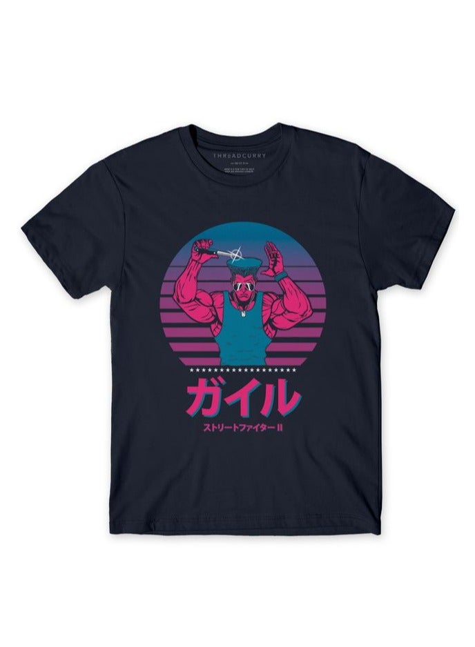 THREADCURRY THREADCURRY Anime Manga Fun Comic Cotton Graphic Printed Tshirt for Boys - Image 1