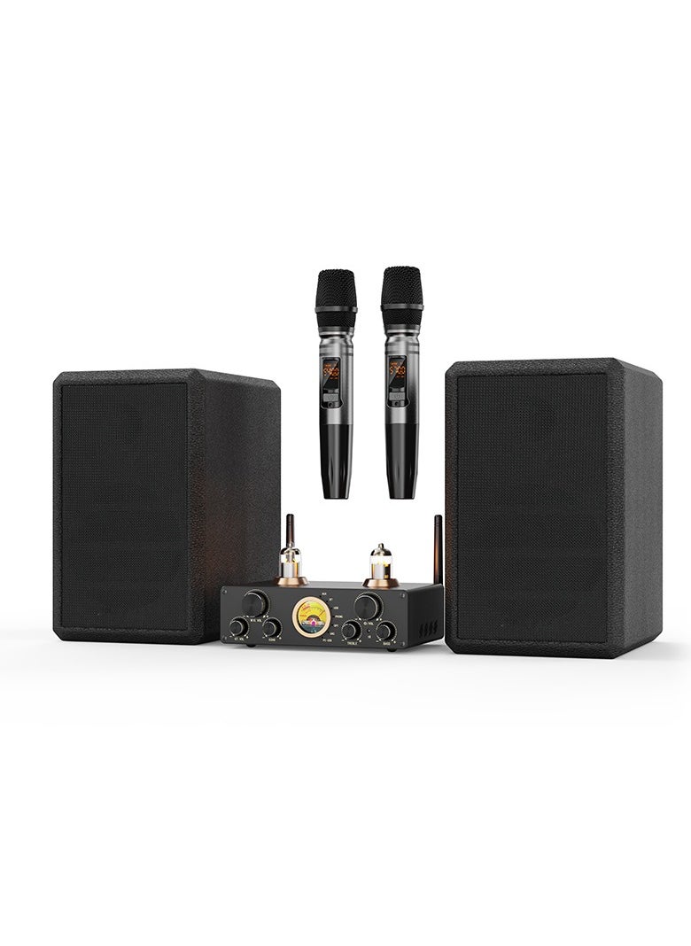 Victress Victress 120W HiFi Bluetooth Speaker System – 2.0 Channel with Optical, ARC, USB, Dual Wireless Microphones, AUX, Phono & Remote Control  - Image 2