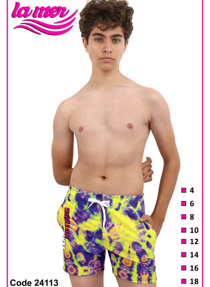 شورت سباحة لامير الهروب الاستوائي ولادي - Image 1