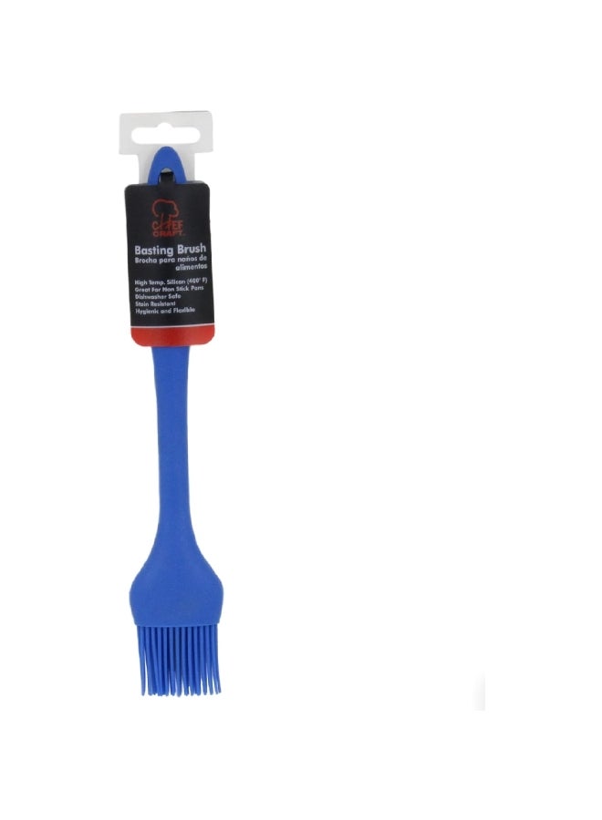Chef Craft Premium Dishwasher Safe Silicone Basting Brush Blue 10.25inch 13470 - Image 2