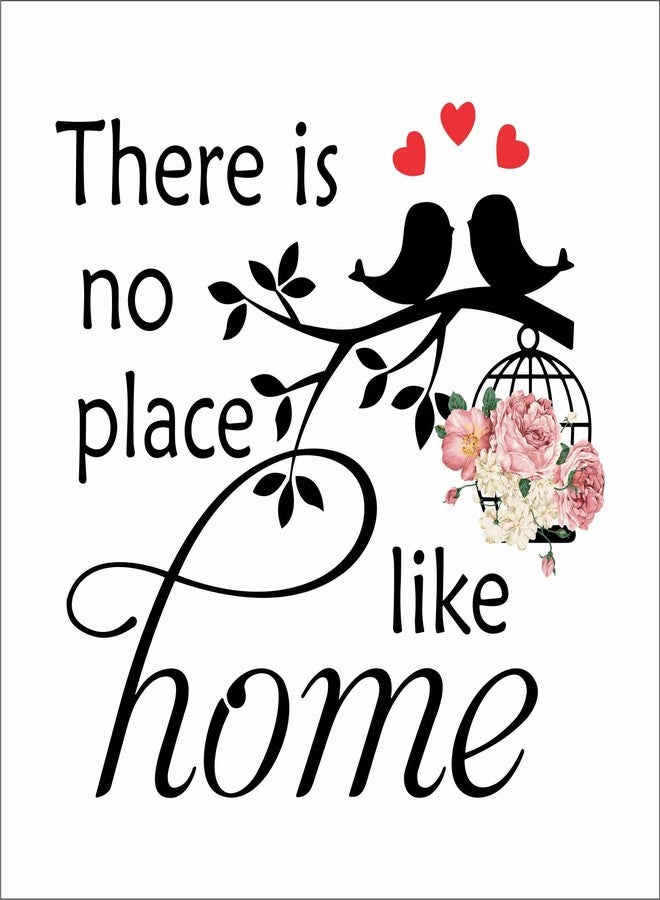 Wall Attraction There is no Place Like Home Quote Wall Sticker & Mural Sticker for wall Size - 58x55cm NBD55 - Image 3