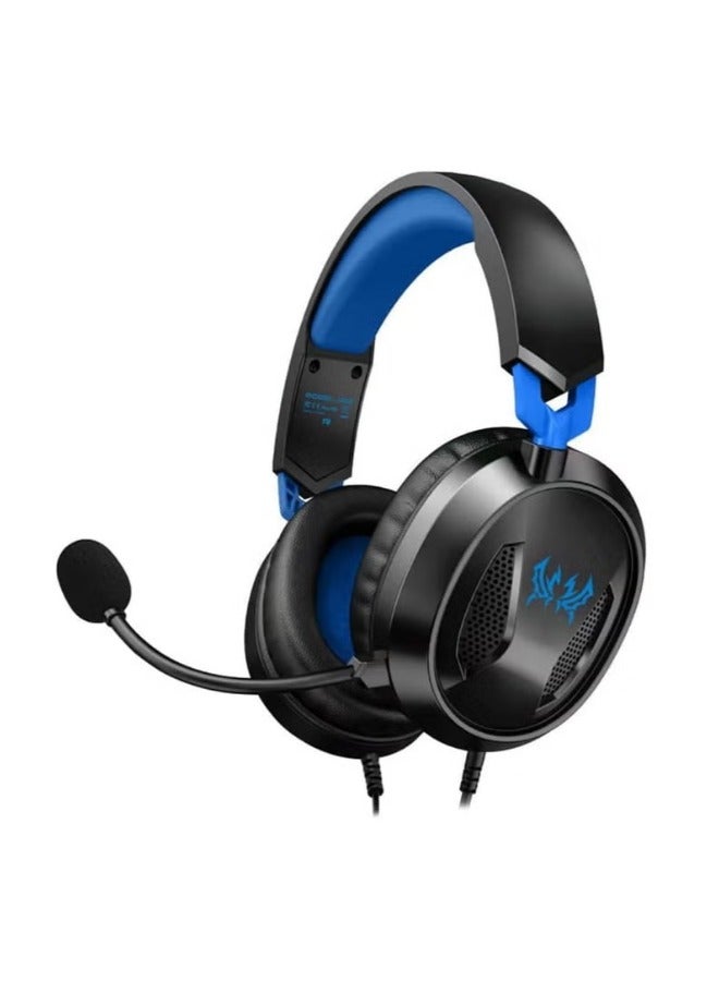 Kotion Each G3100 Pro Gaming Headset Wired Stereo Over-Ear Headphones With 3.5mm Jack For Laptop PC Mobile And Tablet with LED Lights  - Image 1