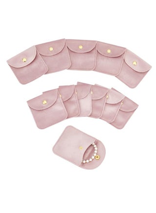 12 Pcs Pink Velvet Jewelry Pouches, 3.15x3.15x0.3", with Snap Button, Storage of Rings, Bracelets - pzsku/ZC6D20CCCB5E26799EB57Z/45/1742350848/c53c91f0-7eb3-480d-9c24-27f658421337