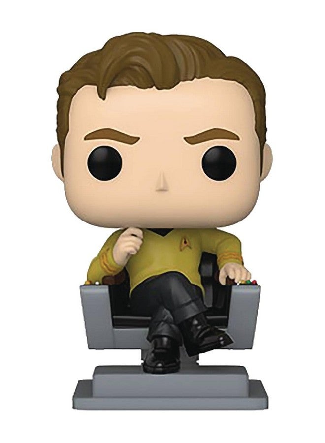 Funko POP Pop! TV: Star Trek - Captain Kirk in Chair Collectible Vinyl Figure, Multicolor, One Size