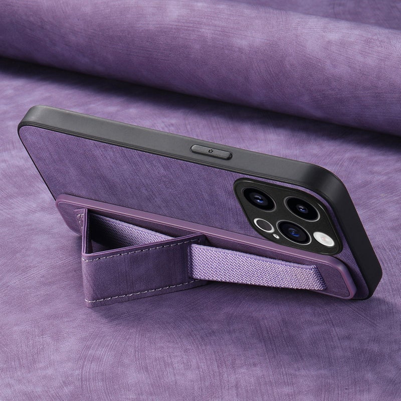 غطاء واقي لـ Samsung S26 Ultra / Samsung S26 باللون بني بوظيفة حامل مع حامل قائم وحامل بطاقات مع مقاوم للصدمات مع حماية من السقوط للاستخدام العملي للحمل اليومي للاستخدام الداخلي - Image 3