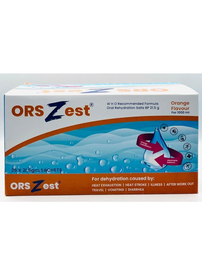 ORS Zest 21.5 g Lemon 25’s
