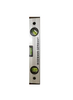 Wisemann Leveling Instrument Aluminum Alloy Silver Case Spirit Level 40cm  - Image 2