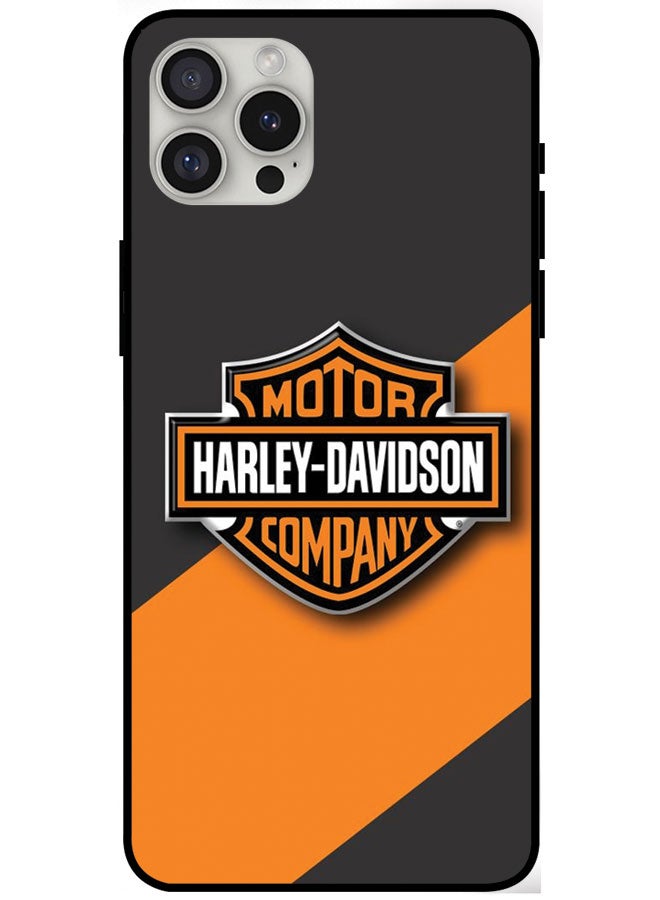 EYE CATCH Protective Premium Quality Case Cover For Apple Iphone 16 Pro Max (2024) Motor Harley Davidson Cycles Multicolor - Image 1