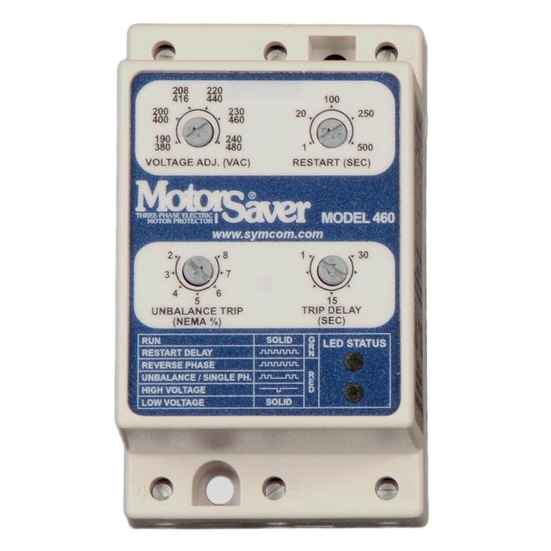 Symcom Voltage Monitor, 3-phase, 190-480VAC or 475-600VAC, 50/60Hz - Image 5