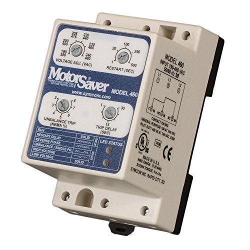 Symcom Voltage Monitor, 3-phase, 190-480VAC or 475-600VAC, 50/60Hz - Image 2