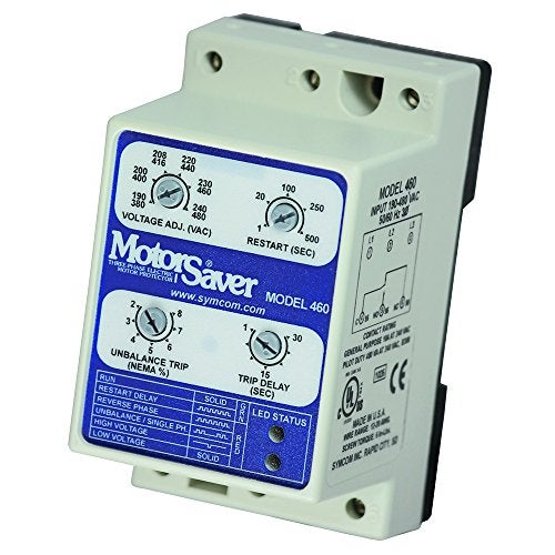 Symcom Voltage Monitor, 3-phase, 190-480VAC or 475-600VAC, 50/60Hz - Image 3