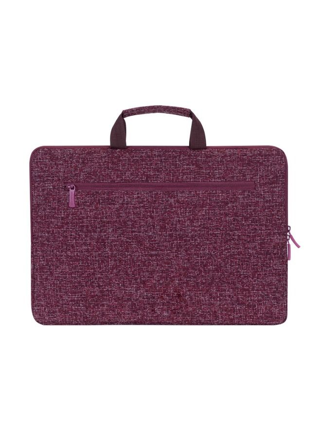 RivaCase 7913 Burgundy Red Laptop Sleeve 13.3" with Handles - Image 3
