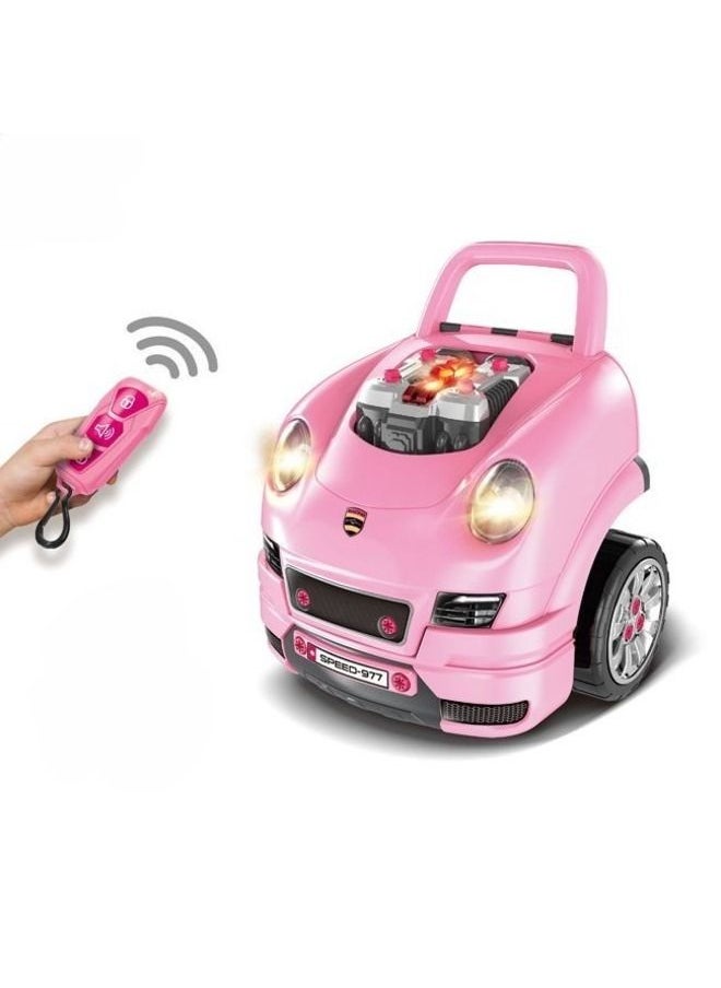 Generic - Service Car Repair Toy Set for Boy Engine Workshop Includes Removable Parts and Tools, Pretend Play Car Mechanic Simulator Toy for Kids - Image 1