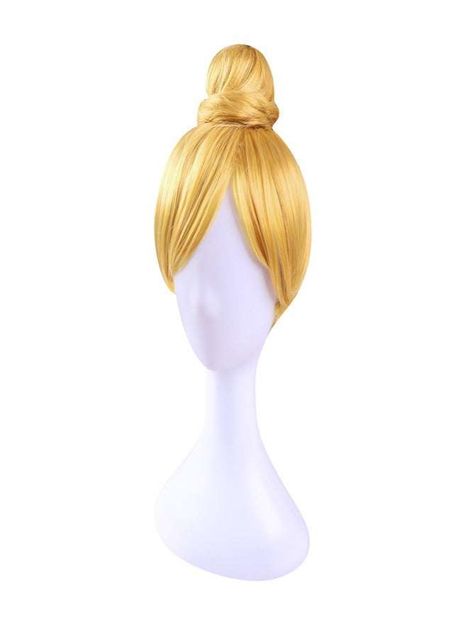 Party Stage Performance Props, Jasmine Princess Wig Yellow, - Image 2