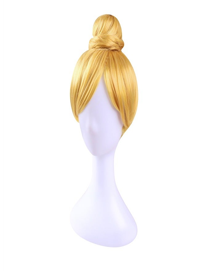 Party Stage Performance Props, Jasmine Princess Wig Yellow, - Image 3