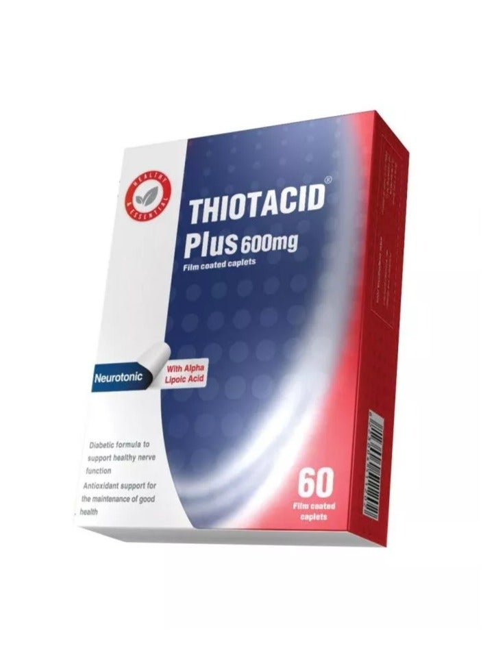 Thiotacid Plus 600Mg Caps 60S