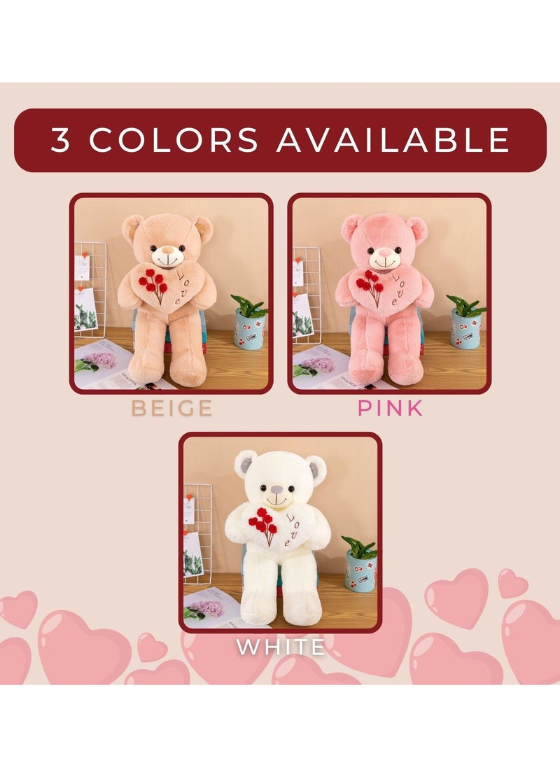 Home Smart Home Smart Huge Heart Teddy Bear Plush Toy Assorted Color Couple Wedding Anniversary and Birthday Gift  - Image 3