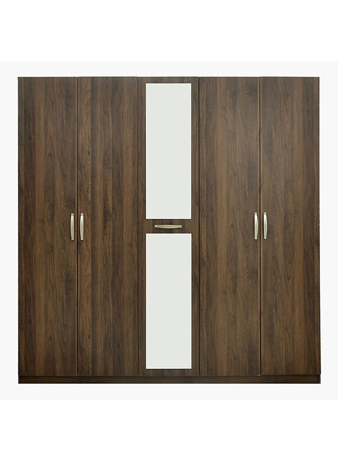 Home Box خزانة ملابس كولتورب بلس 5 أبواب مع مرآة 55 × 209 × 200 سم - Image 2