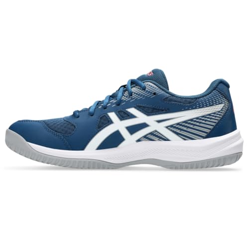 ASICS Men's Upcourt 6 Volleyball Shoes, 10.5, MAKO Blue/White - Image 4