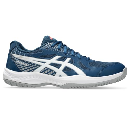 ASICS Men's Upcourt 6 Volleyball Shoes, 10.5, MAKO Blue/White - Image 1