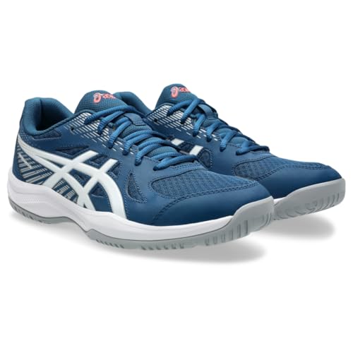 ASICS Men's Upcourt 6 Volleyball Shoes, 10.5, MAKO Blue/White - Image 2