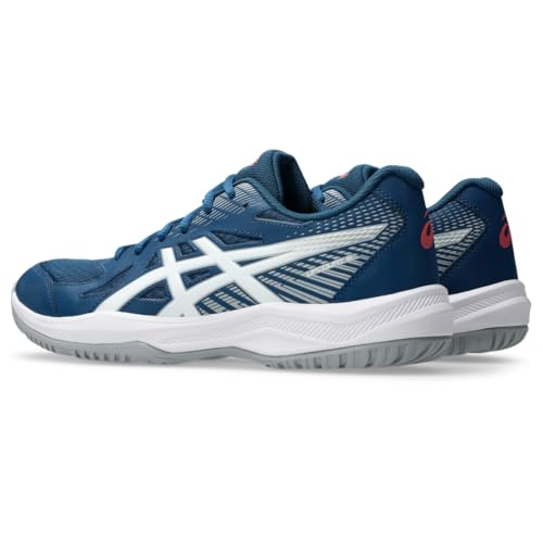 ASICS Men's Upcourt 6 Volleyball Shoes, 10.5, MAKO Blue/White - Image 3