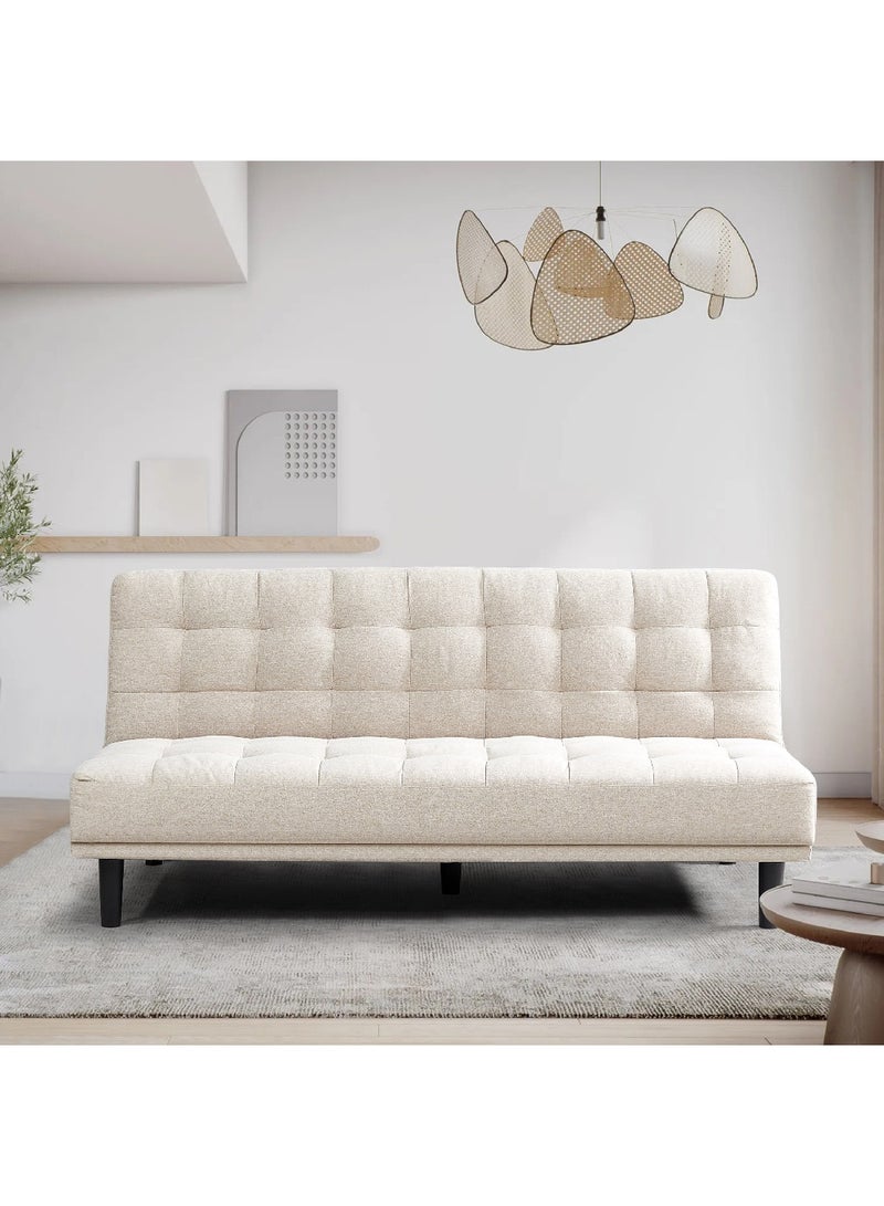 Home Box Montana 3-Seater Fabric Sofa Bed 50 x 41 x 180 cm - Image 1